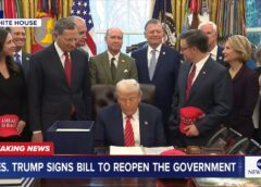 LIVE: President Trump signs bill to reopen the government