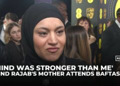 Hind Rajab’s mother attends BAFTAs as film about her daughter nominated