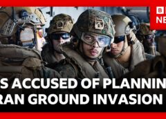 Trump accused of secret plan for Iran ground invasion as thousands of US Marines arrive | BBC News