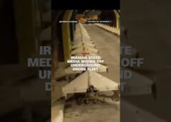 Iranian state media shows off underground drone fleet