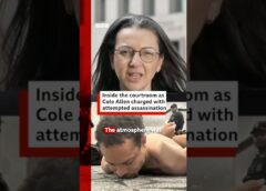 Inside the courtroom as Cole Allen charged with attempted assassination. #DonaldTrump #BBCNews