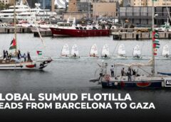 Global Sumud Flotilla heads from Barcelona to Gaza as mission grows