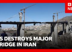 US destroys major bridge in Iran with retaliation strikes by Iran on Israel and Gulf | BBC News