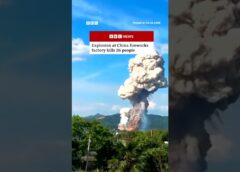 Explosion at China fireworks factory kills 26 people. #China #Shorts #BBCNews